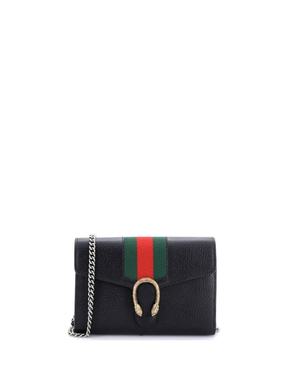 Gucci Dionysus Web Chain Wallet Leather #244820G12B